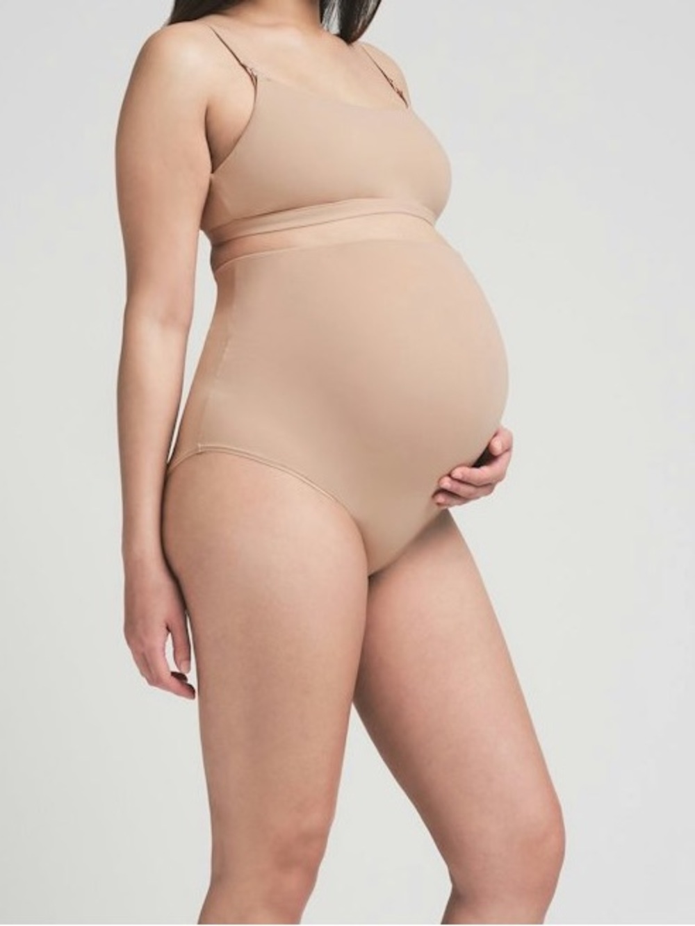 Skims Maternity scoop bra color clay size M